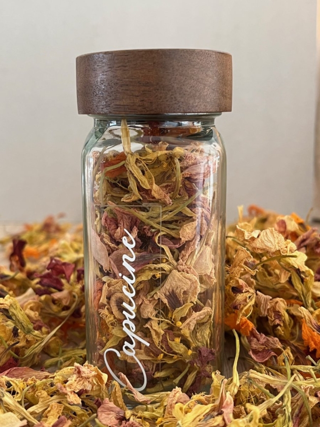 Capucine - Fleurs entières séchées